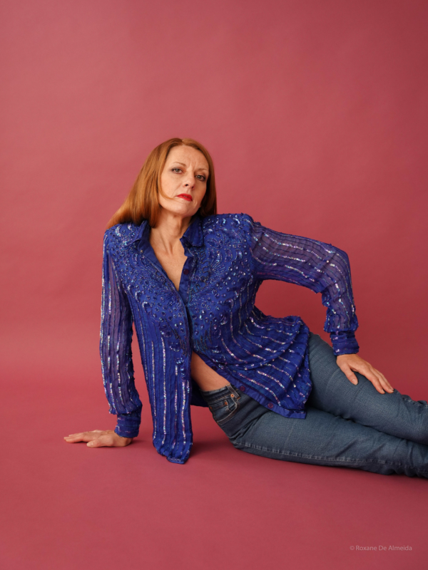 Chemises sequins bleu