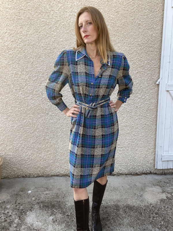 Robe à carreaux