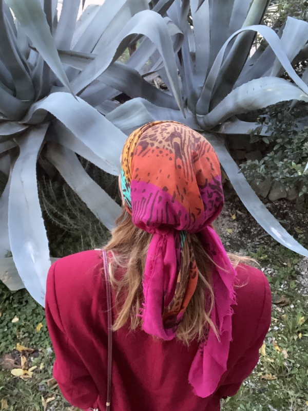 Foulard fuchia