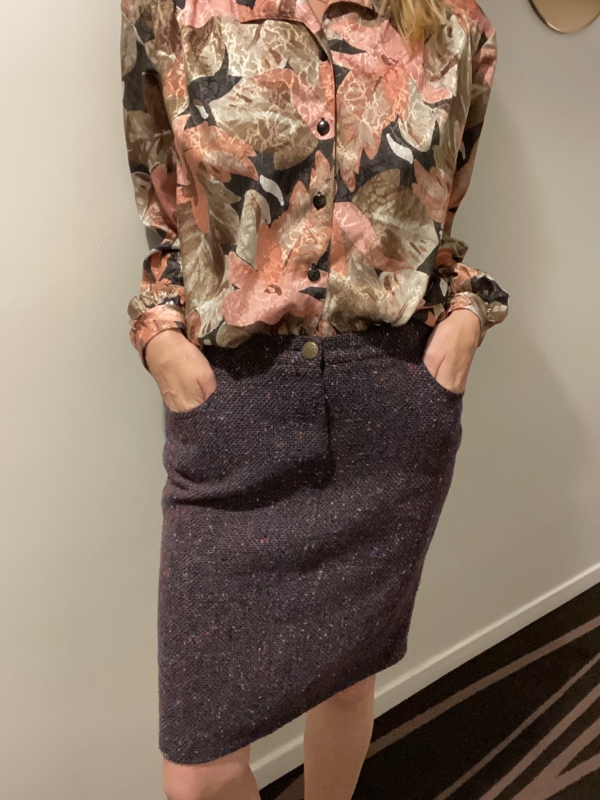 Jupe en tweed