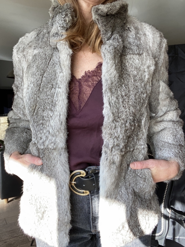 Veste en lapin
